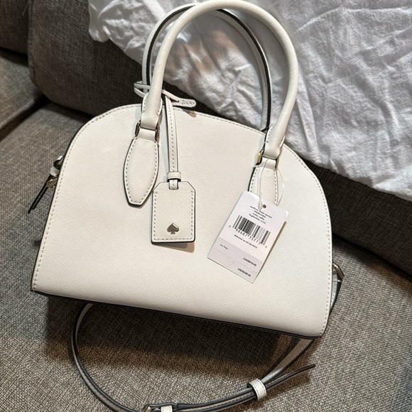 Kate Spade White Satchel with Colorful Embellishments - Picture 6 of 6